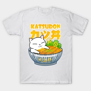 Chubby Cat Katsudon T-Shirt